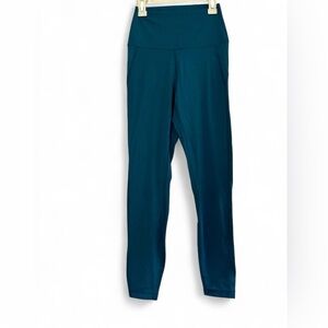 Women's Teal High-Waisted Leggings